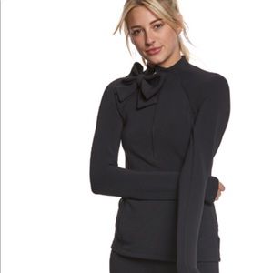Kate Spade x Beyond Yoga Bow 1/2 Zip Pullover S